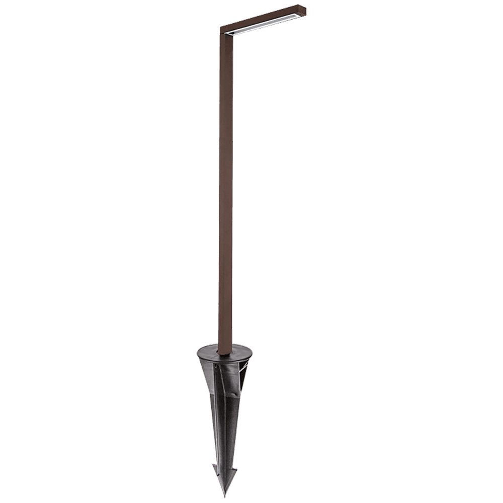 CDPA57 12V Low Voltage Aluminum LED Rectangular Bollard Aluminum Path Light, photo 2 of 11