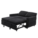 Convertible Sofa Bed Loveseat With Adjustable Backrest And USB Ports by HouseOfZazla