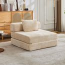 Convertible Floor Sofa Bed With Fixed Shape Frame For Living Room by HouseOfZazla