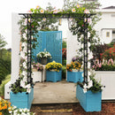 Metal Garden Arch with Adjustable Width for Climbing Plants by HouseOfZazla