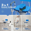 Eaton Adult's Wide Bedside Commode Chair