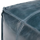 Manning - Square Pouf - Teal by HouseOfZazla