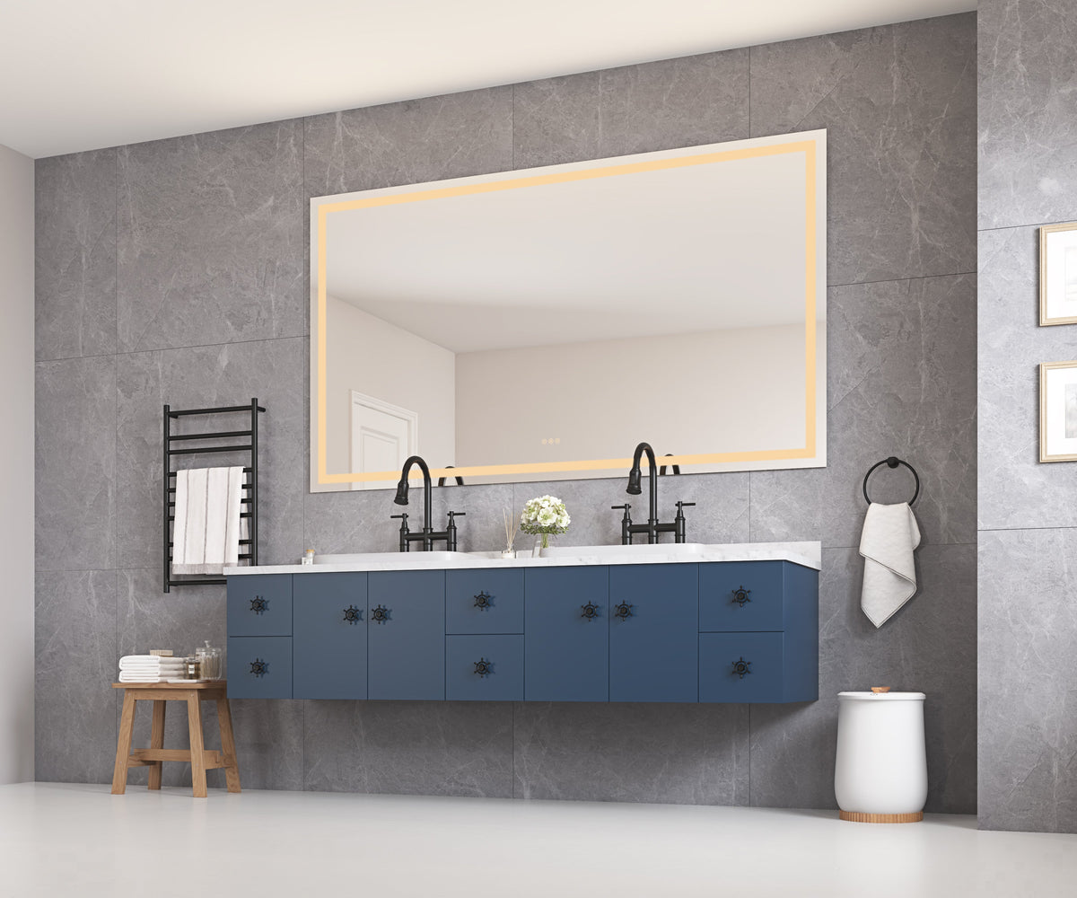 84 x 48 Inch LED Bathroom Mirror, photo 3 of 9