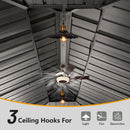 12' X 16' Hardtop Metal Gazebo with Double Roof Canopy