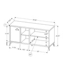 Contemporary TV Stand Console with Storage Cabinet by HouseOfZazla