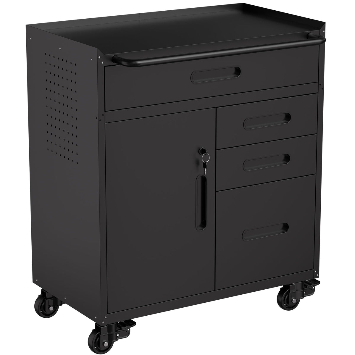Rolling Tool Cabinet Heavy Duty Garage Storage With Lockable Doors, photo 4 of 16