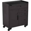 Rolling Tool Cabinet Heavy Duty Garage Storage With Lockable Doors by HouseOfZazla