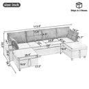 Sectional Sofa Bed With Pull Out Sleeper, USB Ports, Cup Holders by HouseOfZazla