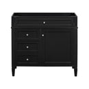 Bathroom Vanity With 2 Drawers And Tip-Out Drawer, Storage Cabinet by Unique Piece Furniture