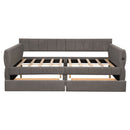 Upholstered Platform Bed With USB Charging