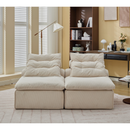 Modular Sofa with Neck and Lumbar Pillows - 2 Seats