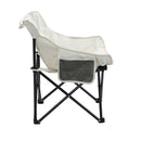 2 Pieces Outdoor Camping Chairs Folding / Portable, Comfortable Seating, Durable Steel Fram by HouseOfZazla