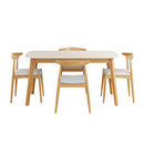 5 Piece Dining Set With Upholstered Chairs