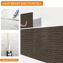 3D Faux Stone Wall Panels - 12 PCS PU Wainscoting