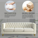 Modern Sofa With Button Tufting, Upholstered Couch For Living Room by HouseOfZazla