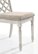 Havanna - Wide Chair With Cushion (Set of 2) - Off White by HouseOfZazla