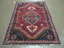 4' X 6' Antique Handmade Turkish Wool Veg Dyes Rug Organic Red Nice M10
