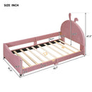 Upholstered Daybed With Rabbit Ear Shaped Headboard by HouseOfZazla