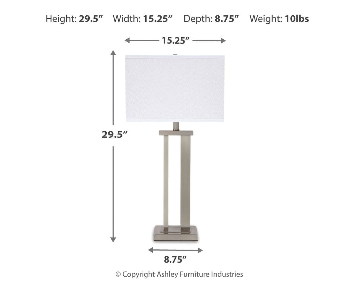 Aniela - Metal Table Lamp Set, photo 6 of 7