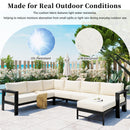 U-Style U-Shaped Outdoor Sectional Sofa Set by HouseOfZazla