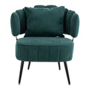 Decorative Chenille Armchair with Spring Seat Cushion by HouseOfZazla