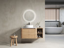 42" Wall-Mounted Bathroom Vanity With Ceramic Art Sink