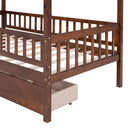 House Bed With 2 Drawers by Unique Piece Furniture