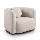 Japandi Style Accent Square Chair