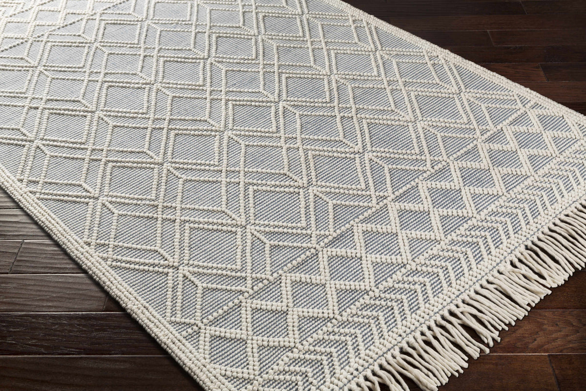 Ramsbury Ivory & Blue Area Rug, photo 6 of 8