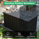 200 Gallon Metal Deck Box with Lockable Lid by HouseOfZazla