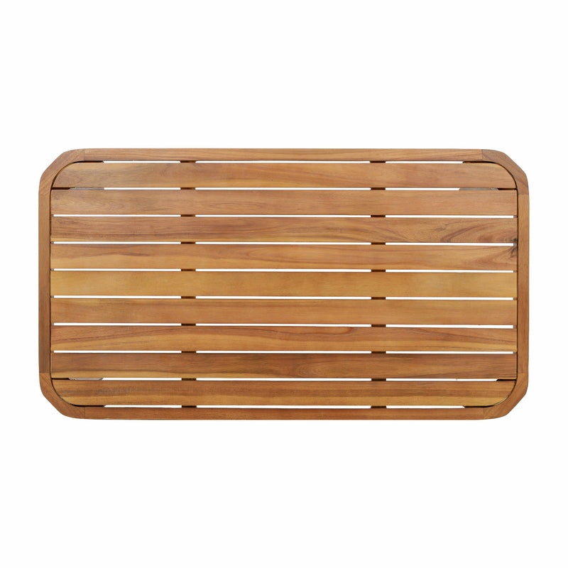 4 Piece Acacia Wood Patio Furniture Set, photo 6 of 10
