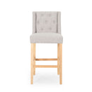Vienna - Contemporary Fabric Tufted & Wingback Counter Stools (Set of 2)