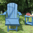 Outdoor Adjustable Lounge Chair with Cup Holder