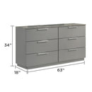 Elara - Dresser - Gray by HouseOfZazla