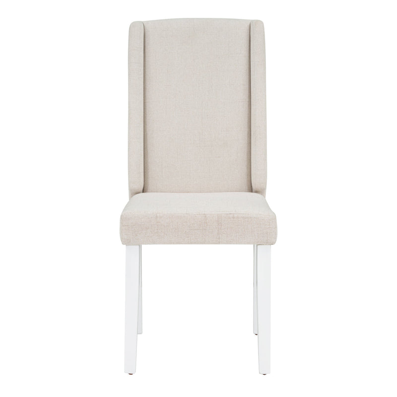 6-Piece Classic Dining Table Set, Rectangular Extendable Dining Table with two 12"W Removable Leaves and 4 Upholstered Chairs & 1 Bench for Dining Room (Brown+White)