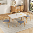 5 Piece Dining Set With Upholstered Chairs by HouseOfZazla