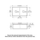 32" Undermount Double Bowl Kitchen Sink Rectangular Deep Dual Bas With Grids - White by HouseOfZazla