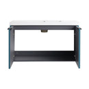 Contemporary Wall Mounted Bathroom Vanity With Resin Double Sink by HouseOfZazla