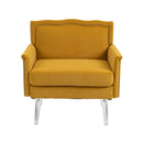 Accent Chair, Living Room Chair / leisure single sofa with acrylic feet