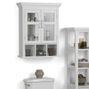 Avington - 2 Door Wall Cabinet With Cubbies - Pure White by HouseOfZazla
