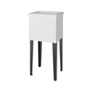Katy Compact Utility Sink with Metal Legs for Laundry Room by HouseOfZazla