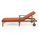 Jason Chaise Lounge Adjustable Acacia Wood Outdoor Furniture by HouseOfZazla