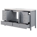 Bathroom Vanity With Separate Sink, Soft Close Doors And 4 Drawers by HouseOfZazla