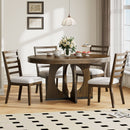 Round Dining Table Set For 4 With Chairs by HouseOfZazla