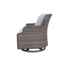 Tenaya 3-Piece Wicker Sofa Set with Swivel Rocking Chairs