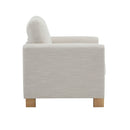 Harmonia - Classic Fabric Upholstered Armchair With Rubber Wood Frame