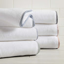 Cotton Border-Stitched 6-Piece Towel Set - Valery Collection by Great Bay Home