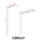 CDPA57 12V Low Voltage Aluminum LED Rectangular Bollard Aluminum Path Light