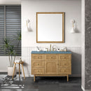 James Martin Laurent 48" Dual Mount Single Bathroom Vanity, Light Natural Oak