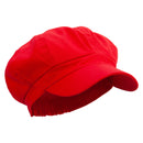 Cotton Elastic Newsboy Cap